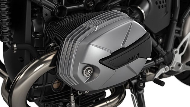 Vemos el motor bóxer de dos cilindros de la R nineT Scrambler.